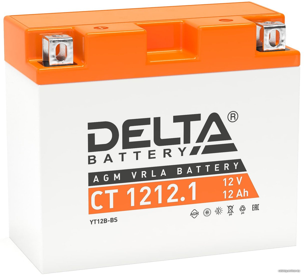 Мотоциклетный аккумулятор Delta CT 1212.1 (12 А·ч)