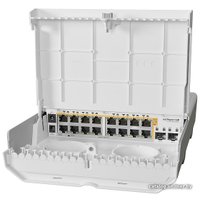 Управляемый коммутатор 3-го уровня Mikrotik netPower 16P CRS318-16P-2S+OUT