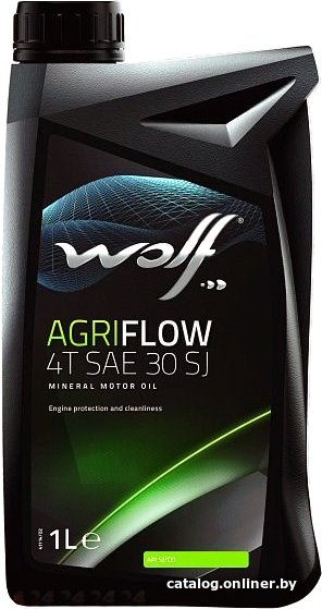Моторное масло Wolf AgriFlow 4T SAE 30 1л