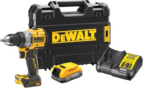 

Дрель-шуруповерт DeWalt DCD800E1T (с 1-им АКБ 1.7 Ач, кейс)