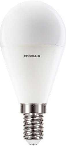 Светодиодная лампочка Ergolux LED G45 E14 9 Вт 6500 К