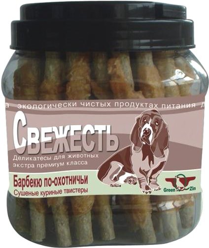 

Лакомство для собак GreenQZin Лакомство Свежесть барбекю по-охотничьи 750 г