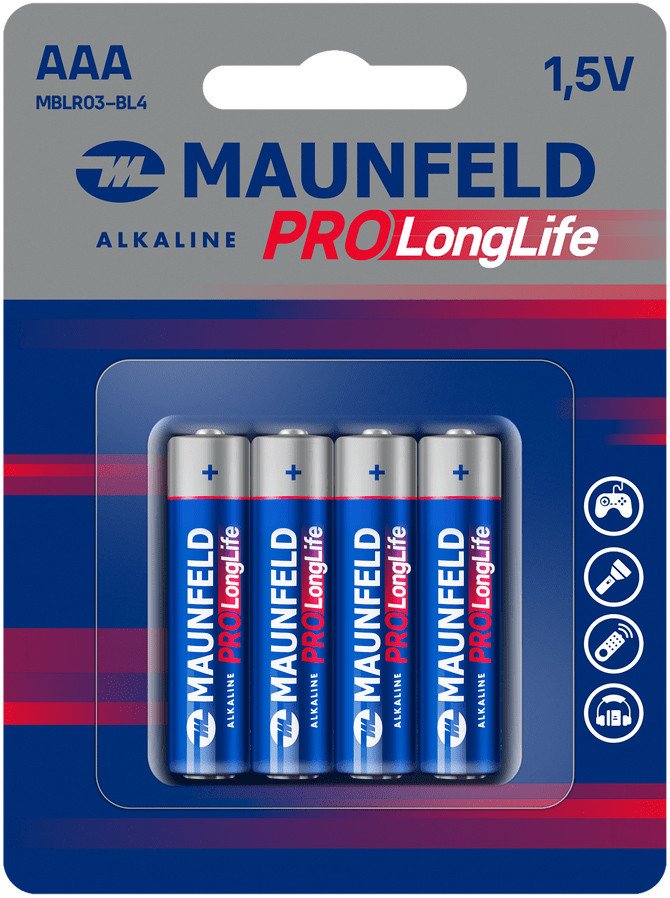 

Батарейка MAUNFELD Pro Long Life MBLR03-BL4