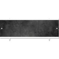 Фронтальный экран под ванну Метакам Монолит-М 1.48 (камень черный)