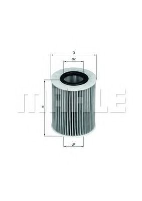

Масляный фильтр Mahle Knecht OX437D