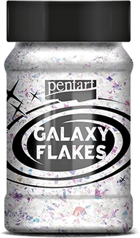 

Хлопья декоративные Pentart Galaxy Flakes 15 г (белый Юпитер)