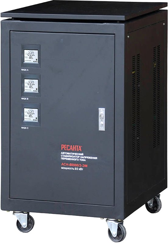 

Стабилизатор напряжения Ресанта АСН-80000/3-ЭМ
