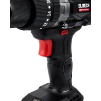 Ударная дрель-шуруповерт ELITECH CD 20BL2 E2201.042.02 (с 2-мя АКБ, кейс)