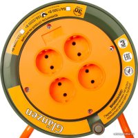 Удлинитель на катушке Glanzen EB-30-004