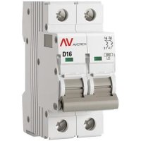 Выключатель автоматический EKF Averes AV-6 2P 16A (D) 6kA