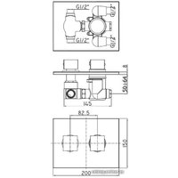 Смеситель Paffoni Light LIG001BO