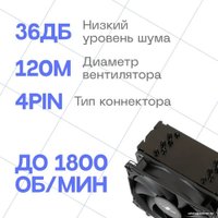 Кулер для процессора Eurocase 6P120 в Гродно