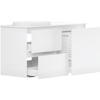  Belux Тумба под умывальник Luna НП 120-03 К (18, белый матовый)