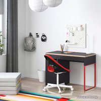 Стол Ikea Микке 404.898.52 (антрацит/красный)