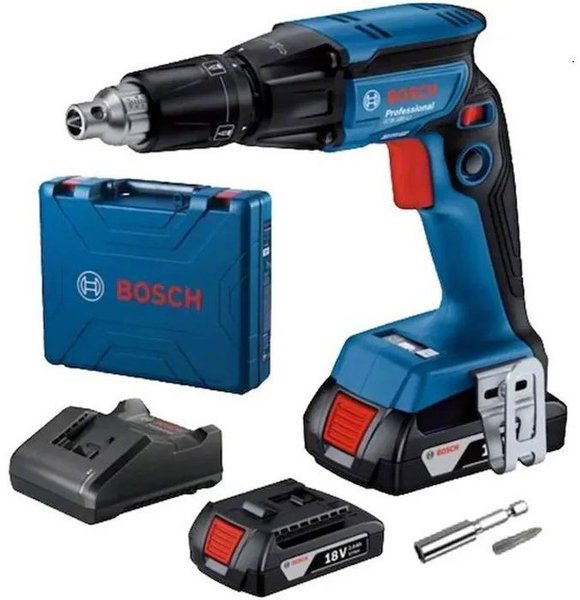 

Шуруповерт для гипсокартона Bosch GTB 185-LI Professional 06019K7020 (с 2-мя АКБ, кейс)
