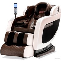 Массажное кресло VictoryFit VF-M10 (коричневый/бежевый)