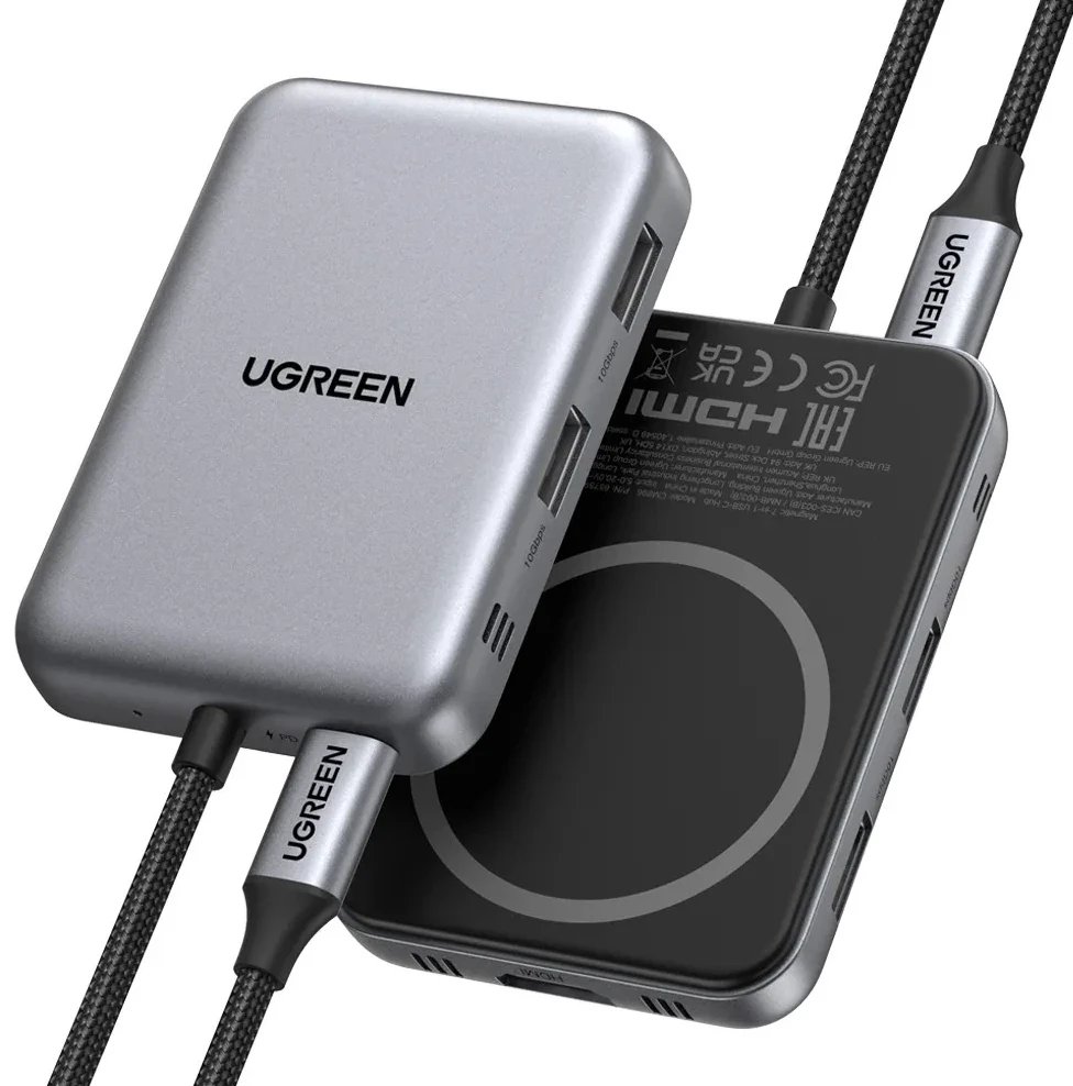 Док-станция Ugreen Magnetic Docking 7-in-1 CM896 65759