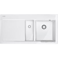 Кухонная мойка Franke Mythos MTK 651-100 (белый, чаша справа)