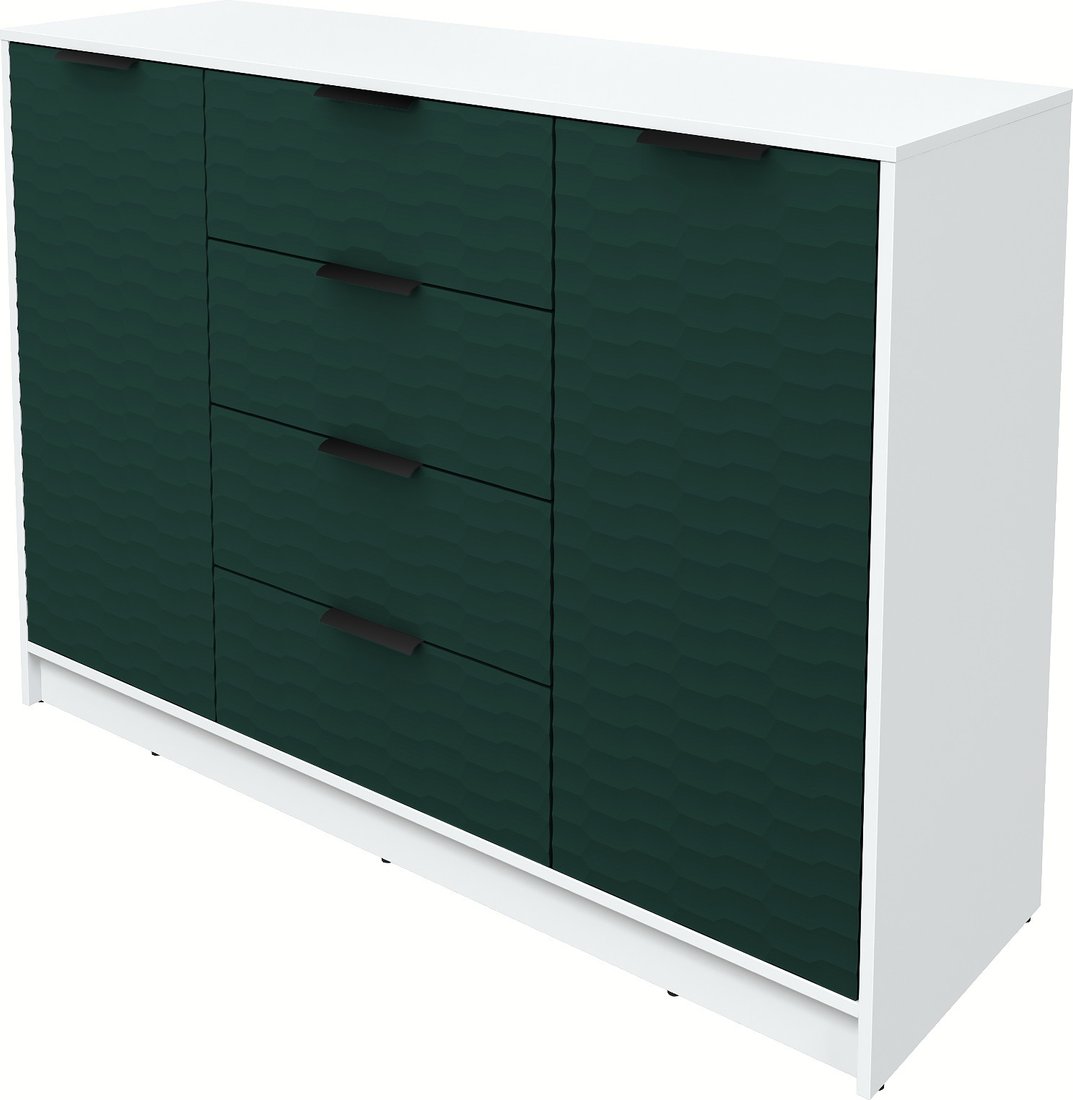 

Тумба Интерлиния Концепт Зодиак КТ-Т140 (белый платинум/изумруд)