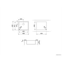 Кухонная мойка Smeg VFU45SFR