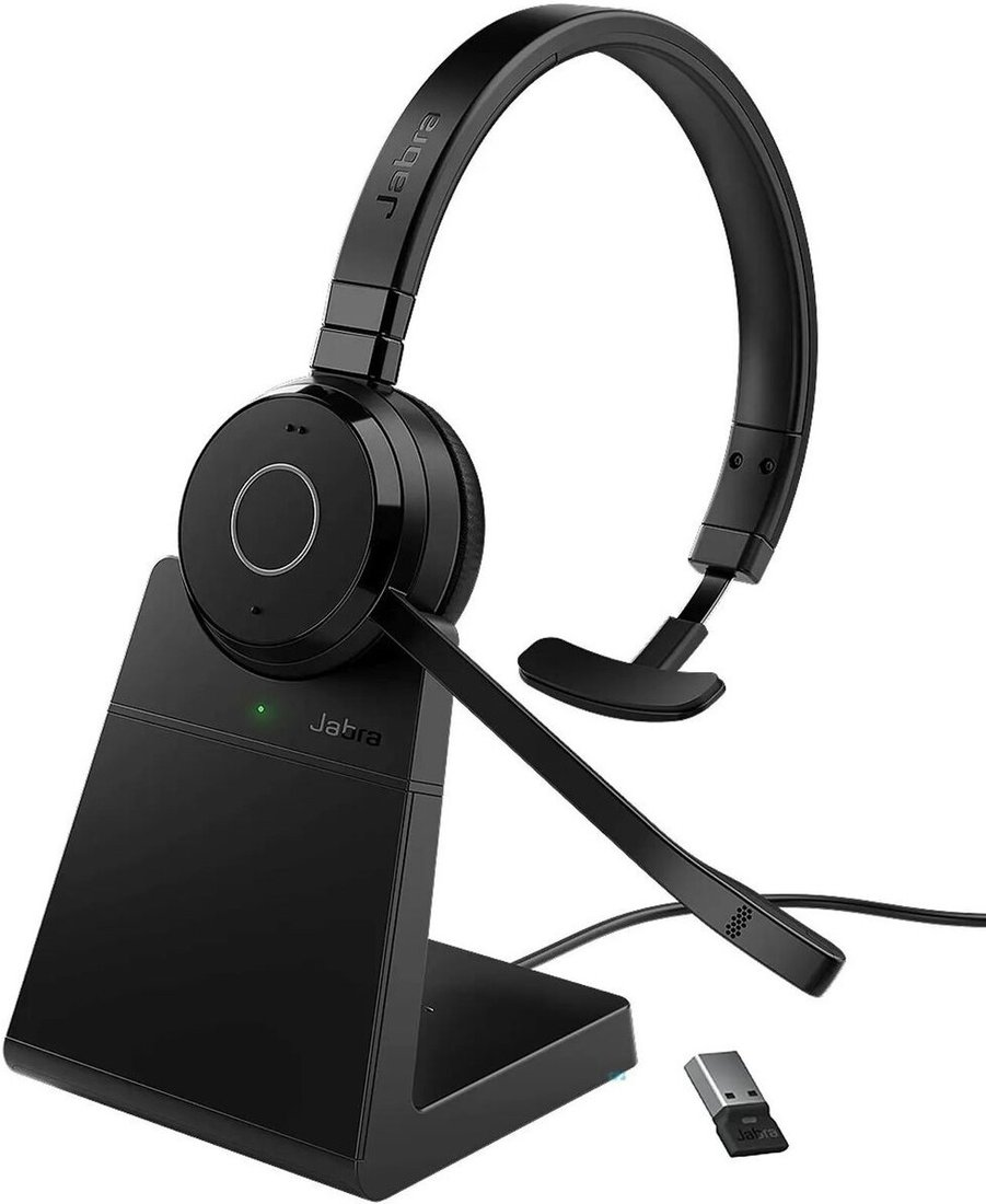 Офисная гарнитура Jabra Evolve 65 TE MS Mono Stand
