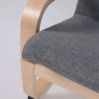 Интерьерное кресло AksHome Relax (ткань, серый QS-9)