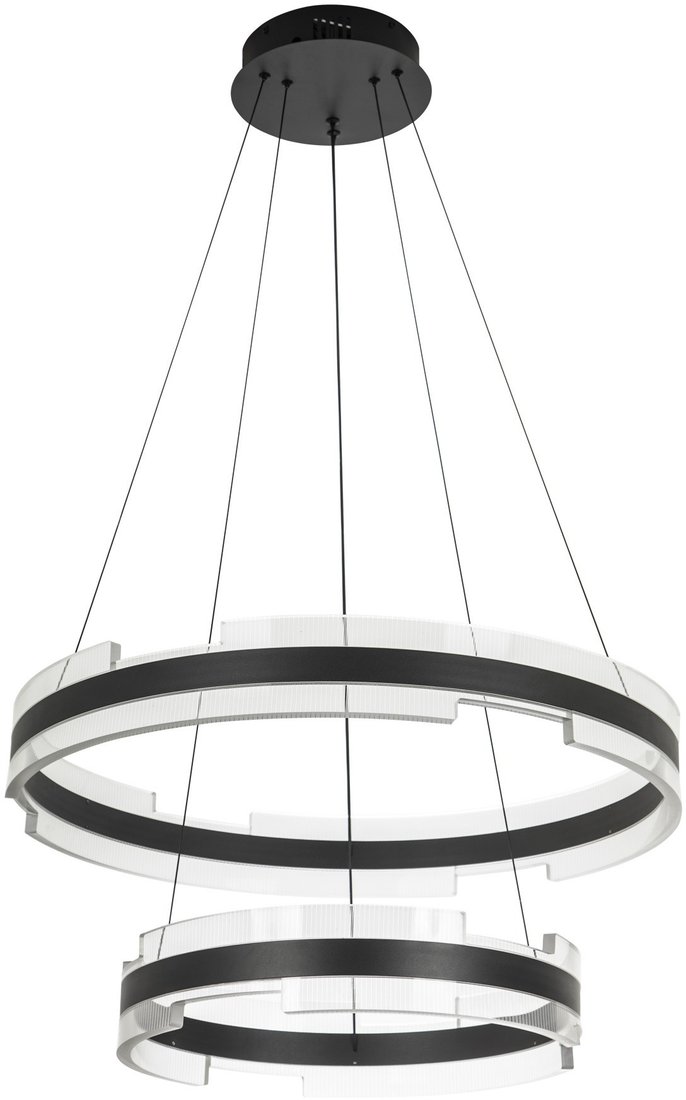 

Подвесная люстра LED4U L8777-600-400 BK