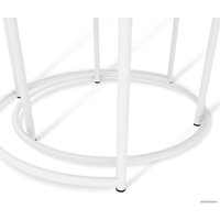 Журнальный столик Sheffilton SHT-CT7 (камень пьетра черный/белый муар)