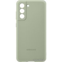 Чехол для телефона Samsung Silicone Cover S21 FE (оливковый)