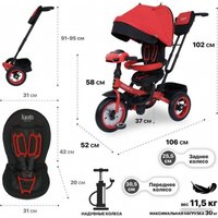 Детский велосипед Nuovita Bamzione B2 (красный)