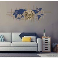 Настенные часы ИП Карташевич Карта мира F230 (80см)