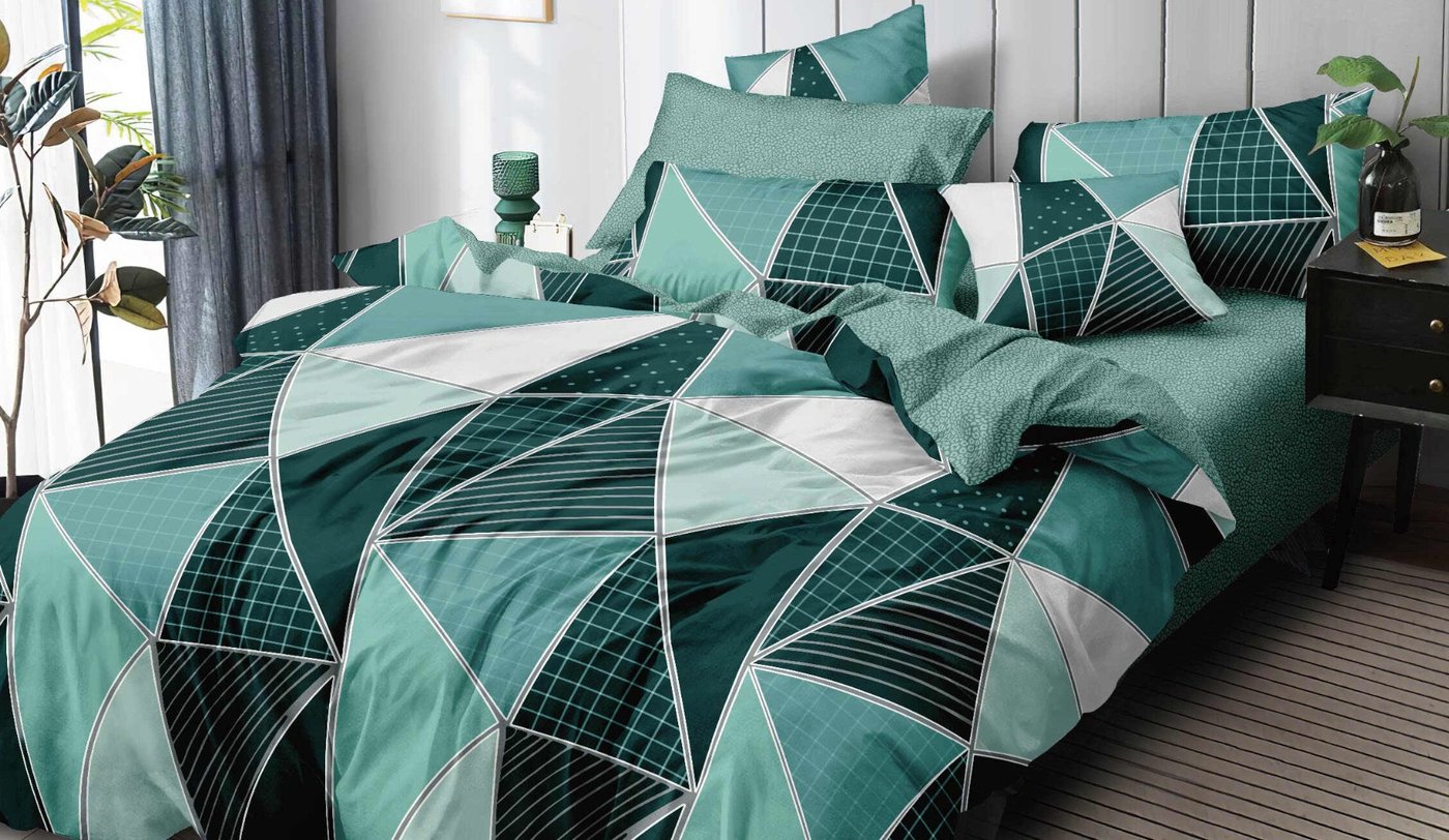 

1.5-спальный комплект постельного белья Luxor № F 79010 1.5сп (поплин)