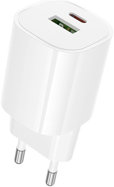 Сетевое зарядное Borofone BA104A (белый)