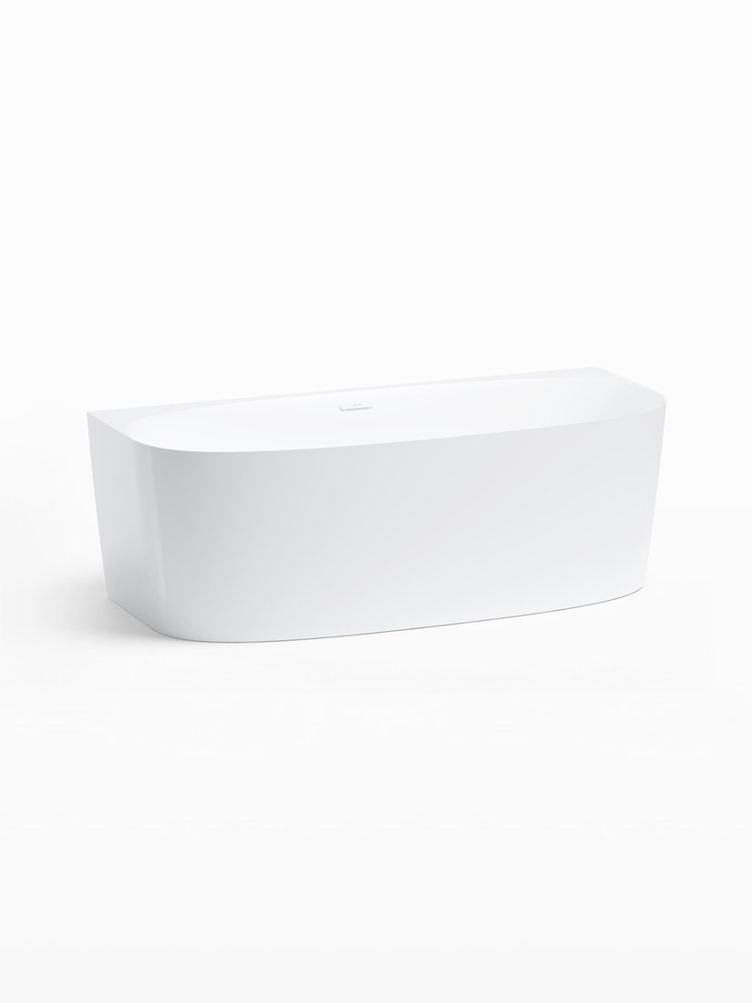 Ванна Wellsee Belle Spa 2.0 170x75 235804002 (пристенная ванна белый глянец, экран, каркас, сифон-автомат глянцевый белый)