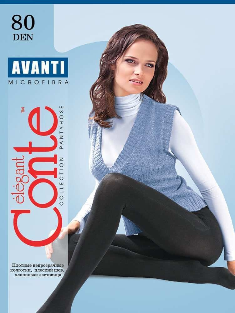 

Колготки Conte Elegant Avanti 80 8С-40СПД (р. 3, nero)