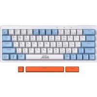 Клавиатура JEGG ZA63 Pro White Blue Orange (TNT Yellow)