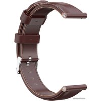 Ремешок Rumi кожаный Slim 20 мм (коричневый)