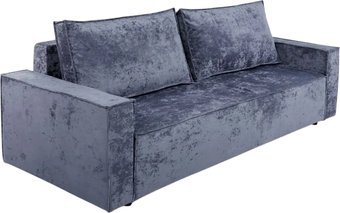 Диван Sundays Home Лофт НПБ (велюр плюш серый)