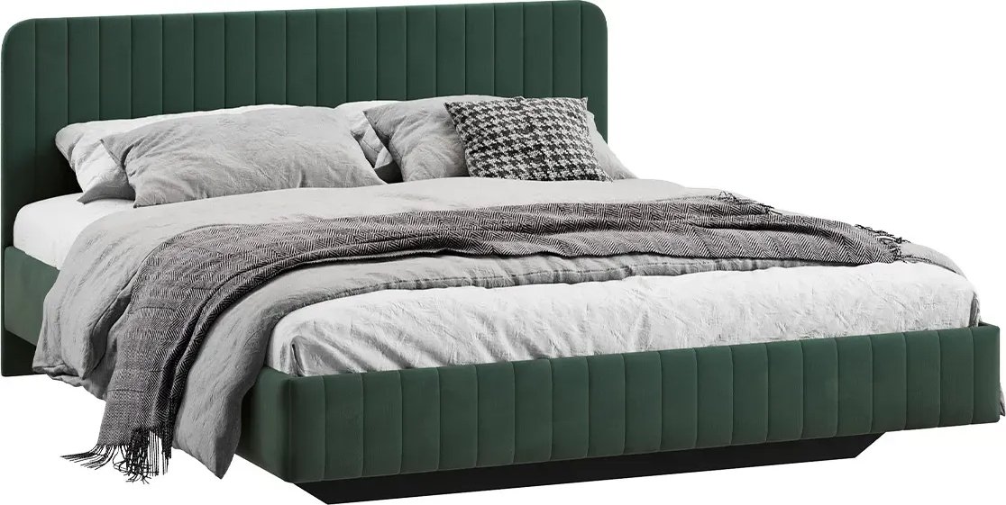 

Кровать Трия Шелли 140x200 Тип 1 (велюр Confetti Deep forest)
