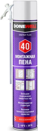 Монтажная пена Donewell DPH10U40 Energy Flex 40 Всесезонная
