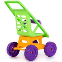 Коляска для кукол Полесье Кэти №1 43559 (фиолетовый/желтый/зеленый)