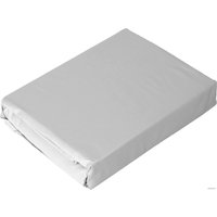 2-спальный комплект постельного белья Loon Adelina (2-спальный, наволочка 50x70, светло-серый)