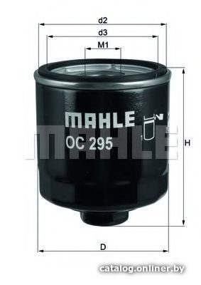 Масляный фильтр Mahle Knecht OC295