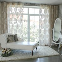 Штора Этель Ренессанс Белое золото 2902353 1.7x2.65 м (1 шт)