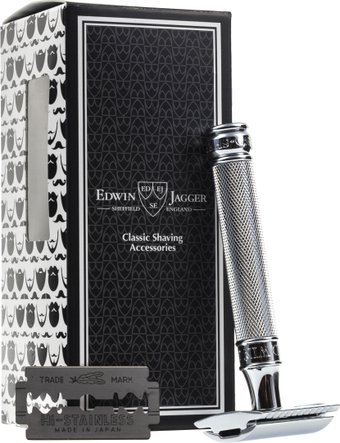 Бритвенный станок Edwin Jagger DE89KN14BL Т-образный