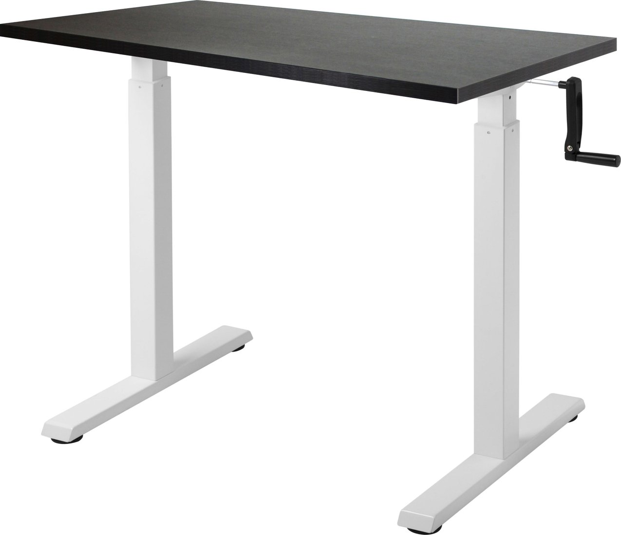 

Стол для работы стоя ErgoSmart Manual Desk Compact 1360x800x36 мм (дуб мореный/белый)