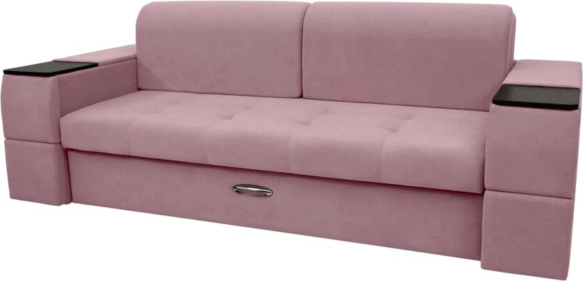 

Диван Сириус Лидер-13 ППУ 225x110 (Eva 14 велюр темно-розовый)