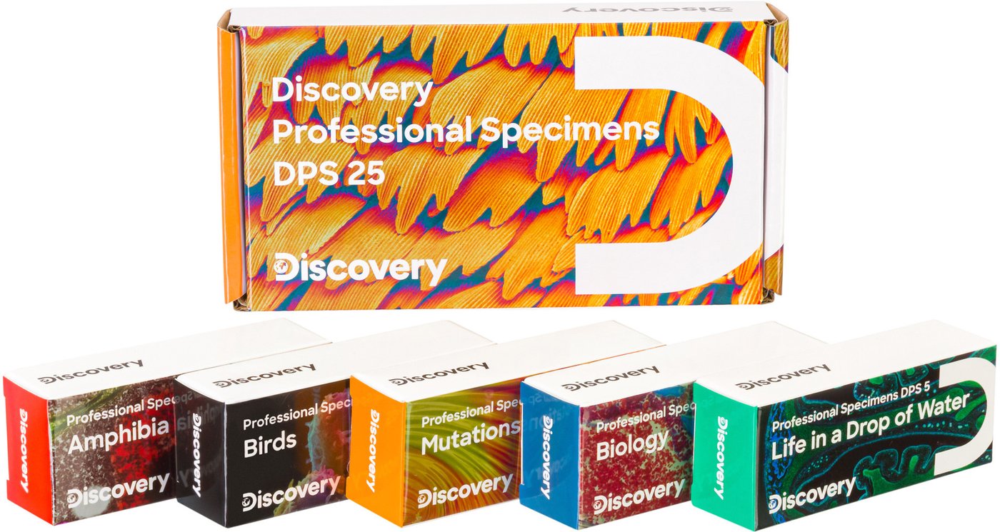 Набор микропрепаратов Levenhuk Discovery Prof DPS 25 D78415 (биология, птицы)