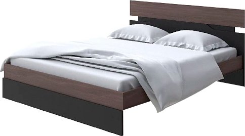 

Кровать PROxSON Milton 180x190 (ясень шимо темный/черный)