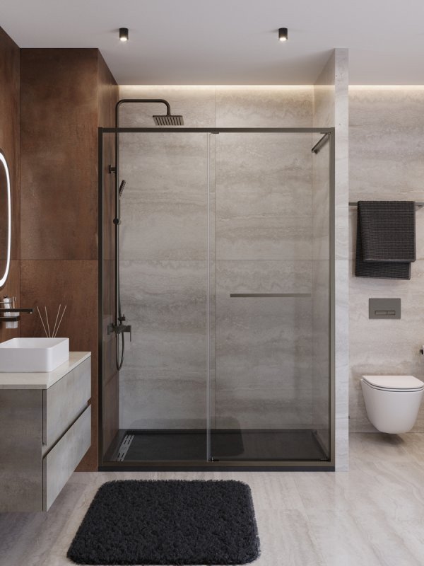 

Душевая дверь Cezares LUX-B-FS-11-110-C-GM